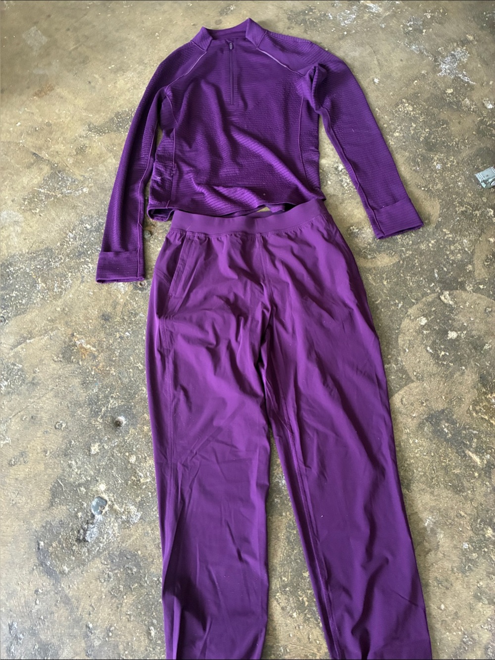 lululemon athletica Purple Tapered Track Pants in excellent condition